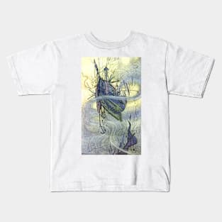 William Heath Robinson - The Wrecks Kids T-Shirt